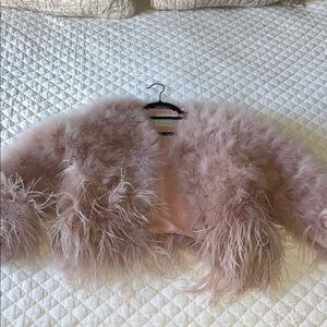 Inda Richards Blush Faux Fur Jacket